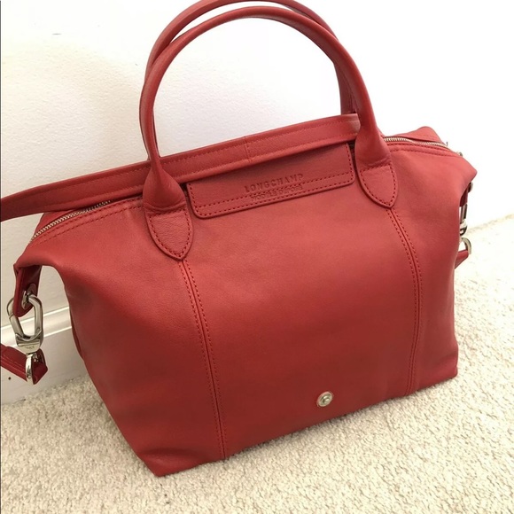 Longchamp La Pliage CUIR leather top-handle Small - Picture 3 of 8